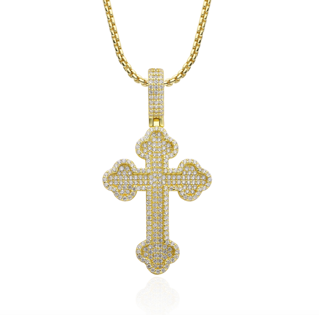 Elegant 18K Gold Zircon Pendant Necklace for Women