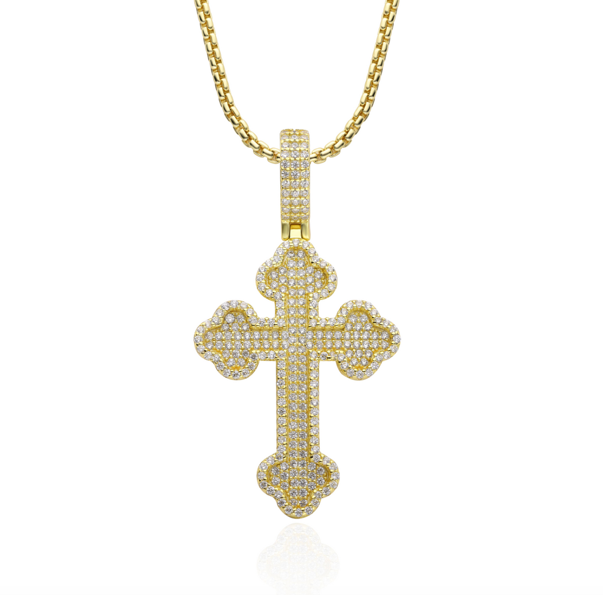 Elegant 18K Gold Zircon Pendant Necklace for Women
